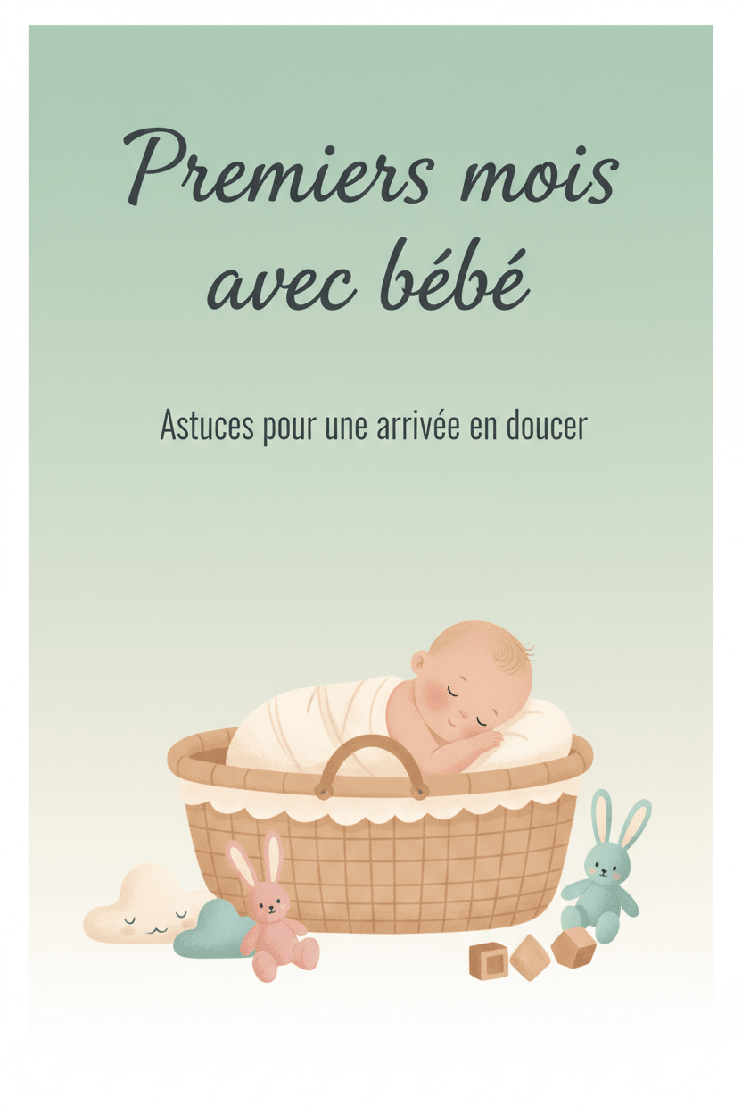 Ebook Premiers mois avec bébé : astuces pour une arrivée en douceur - Babycute