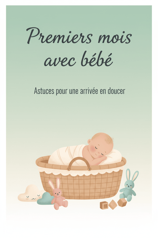 Ebook Premiers mois avec bébé : astuces pour une arrivée en douceur - Babycute