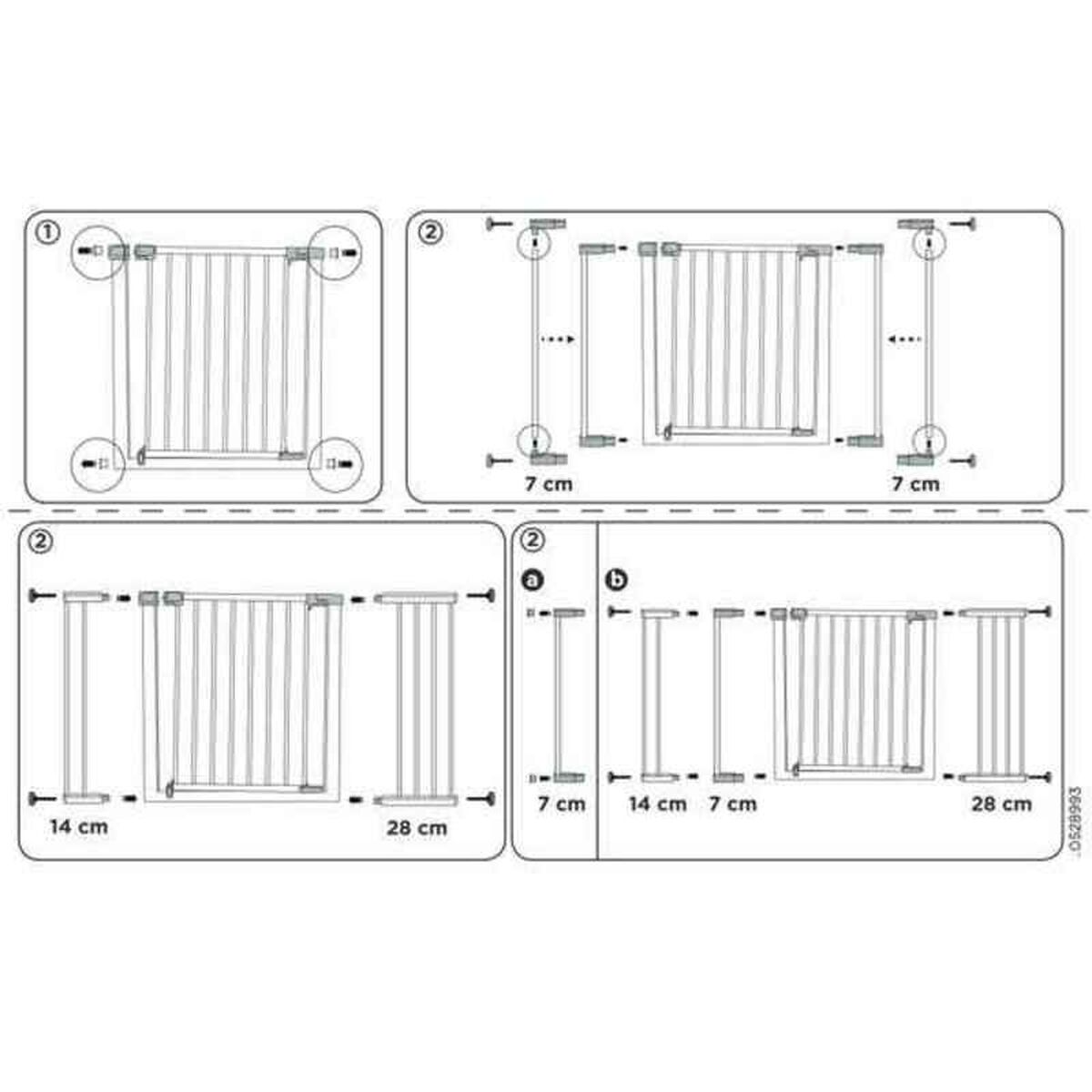 Extension de barrières Safety 1st 14 cm - Babycute