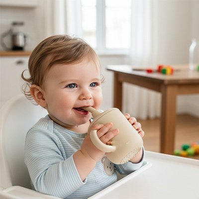 Gobelet bebe anti - fuite | 100% sans BPA - Babycute