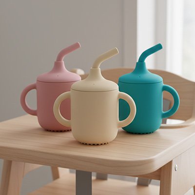 Gobelet bebe anti - fuite | 100% sans BPA - Babycute