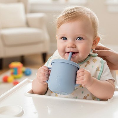 Gobelet bébé antifuite | Ergonomique apprentissage autonomie - Babycute