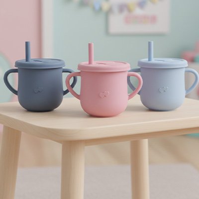 Gobelet bébé antifuite | Ergonomique apprentissage autonomie - Babycute