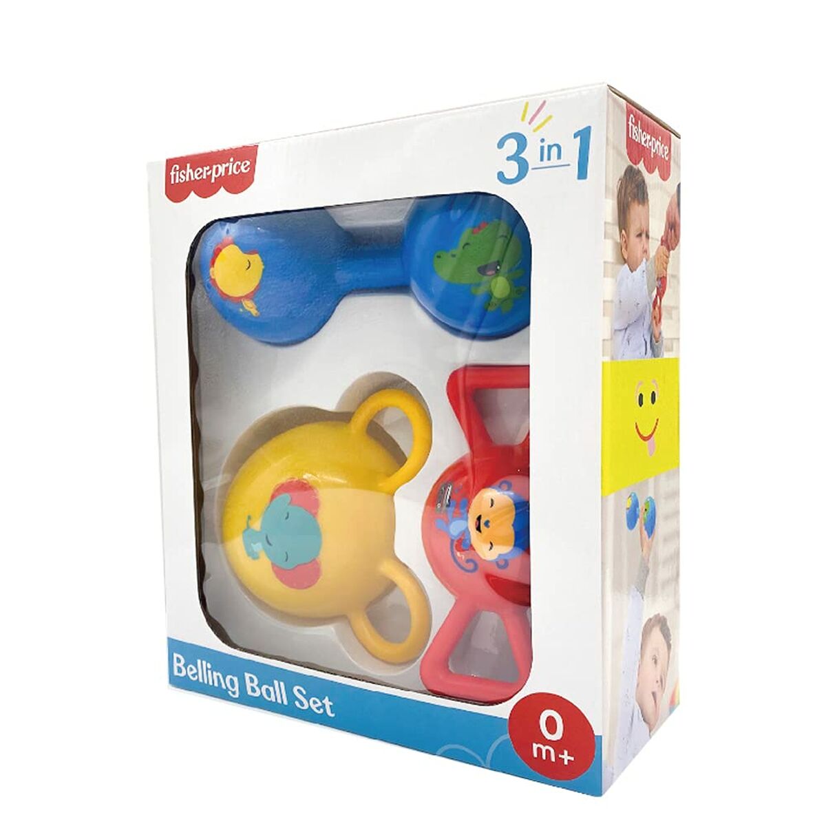 Hochet musical Fisher-Price animaux - Bébé, Jouets pour la petite enfance premium pour bébé