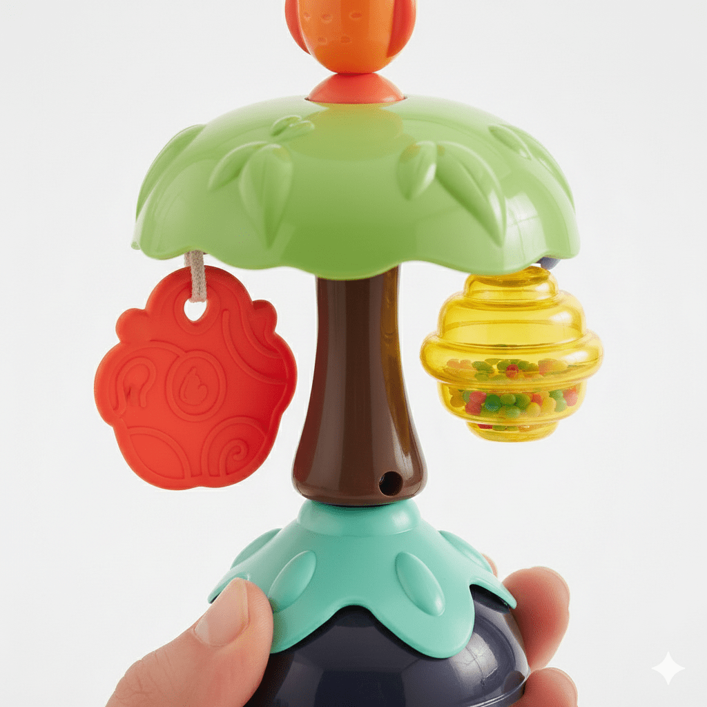 Hochet Ventouse Hibou 25 x 12 cm - Bébé, Jouets pour la petite enfance premium pour bébé