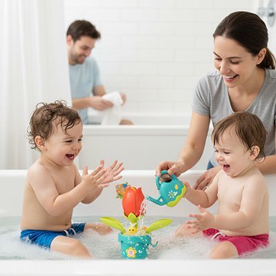 Jouet baignoire bébé | Coloré Aquafun - Babycute
