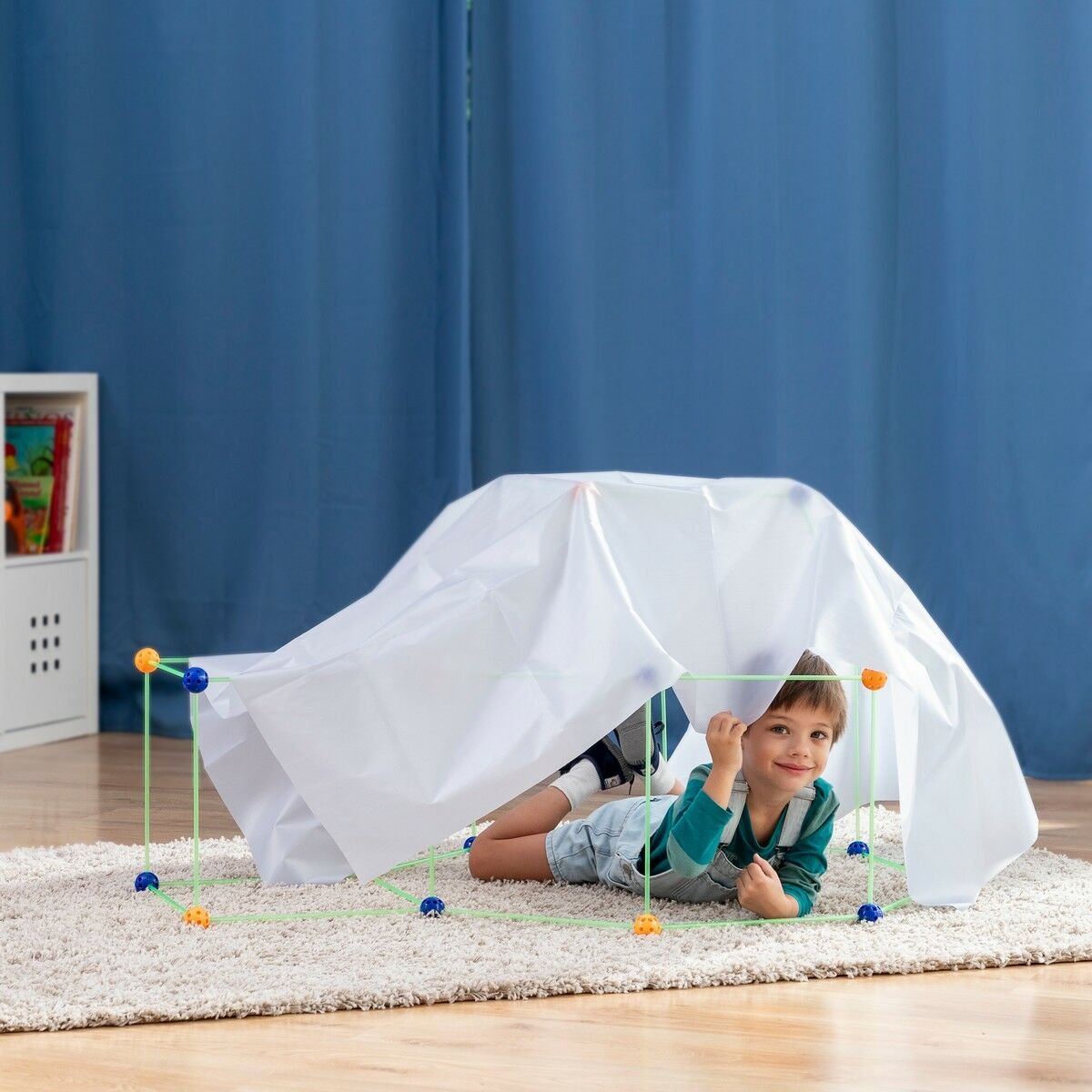 Kit Construction Fort Enfant Fluorescent 85 Pcs - Archikitt InnovaGoods - Jouets et jeux premium pour bébé