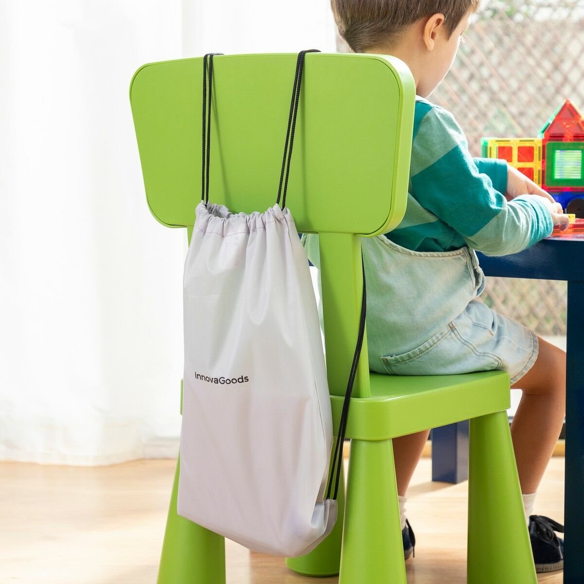 Kit Construction Fort Enfant Fluorescent 85 Pcs - Archikitt InnovaGoods - Jouets et jeux premium pour bébé