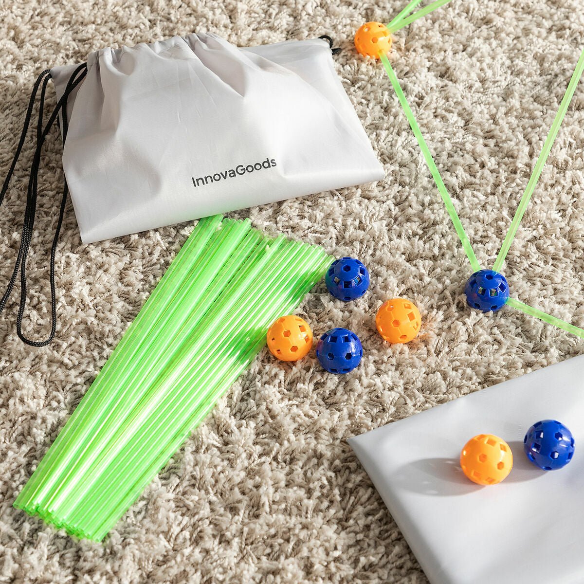 Kit de Construction de Fort pour Enfants Builkitt InnovaGoods 155 Pièces - Jouets et jeux premium pour bébé