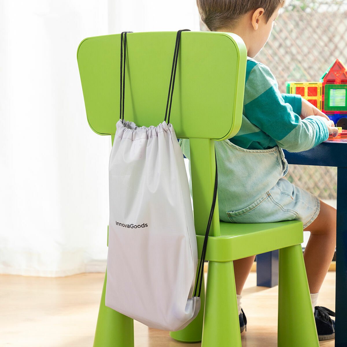 Kit de Construction de Fort pour Enfants Builkitt InnovaGoods 155 Pièces - Jouets et jeux premium pour bébé