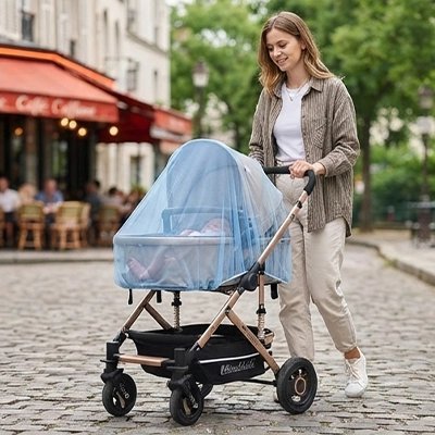 Moustiquaire poussette | Universelle - Babycute