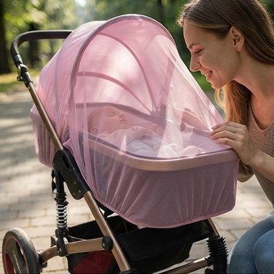 Moustiquaire poussette | Universelle - Babycute