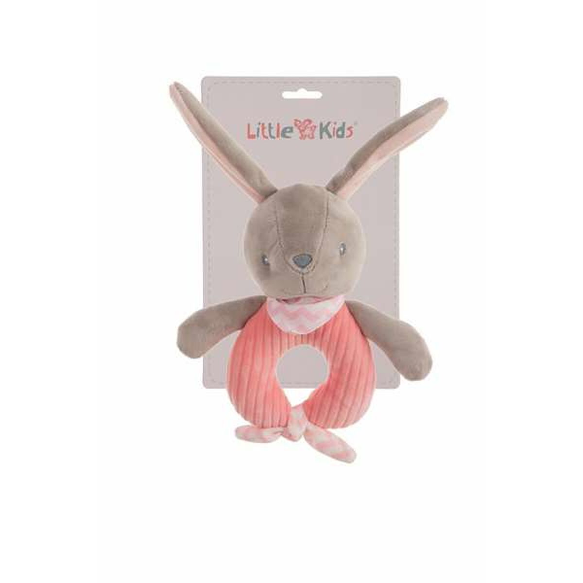 Peluche Hochet Lapin Rose - Babycute