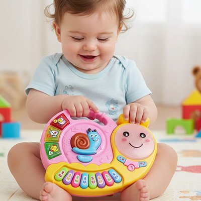 Piano bebe | Éveil Musical Coloré - Babycute