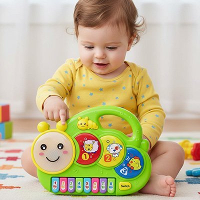 Piano bebe | Éveil Musical Coloré - Babycute