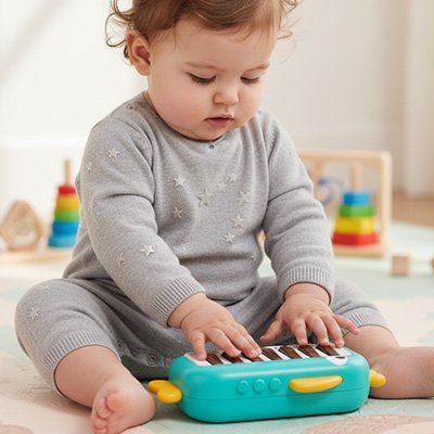 Piano bébé | Éveil Musical Interactif - Babycute