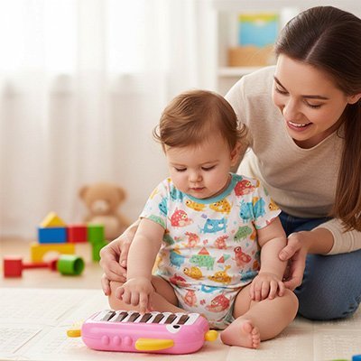 Piano bébé | Éveil Musical Interactif - Babycute