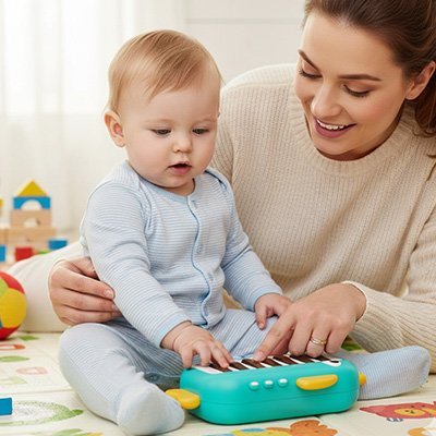 Piano bébé | Éveil Musical Interactif - Babycute