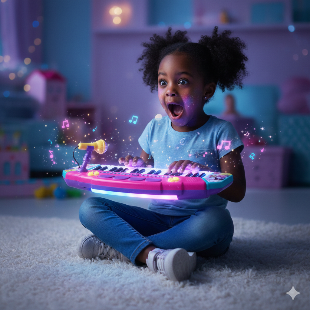 Piano Électronique Barbie Banquette - Babycute