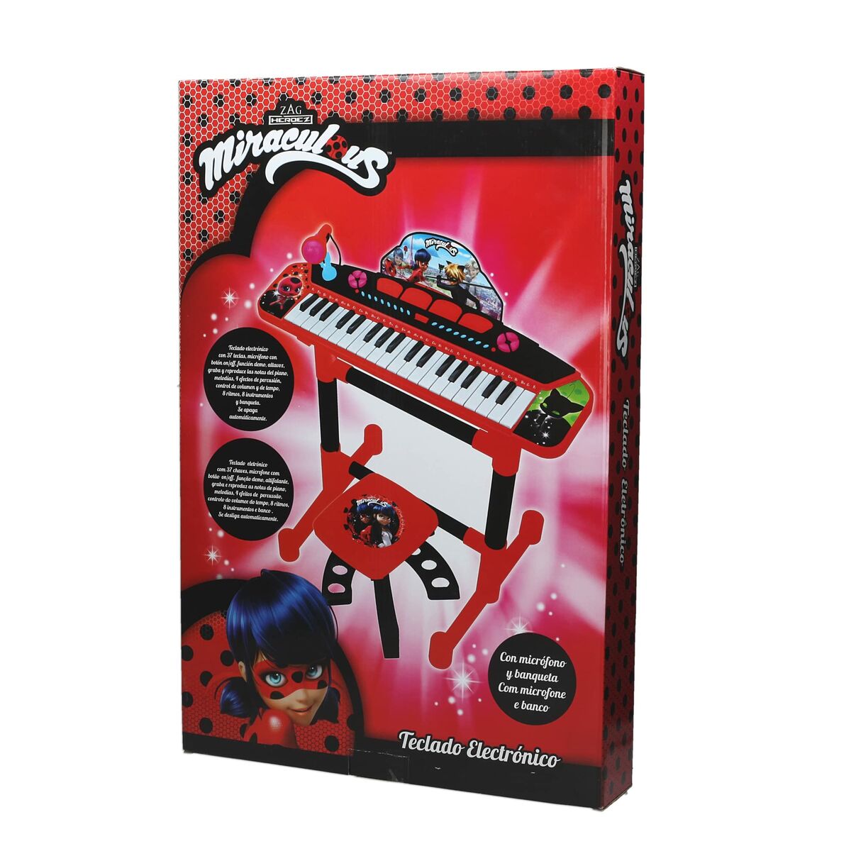 Piano Électronique Lady Bug Rouge - Jouets et jeux, Instruments de musique pour enfants premium pour bébé