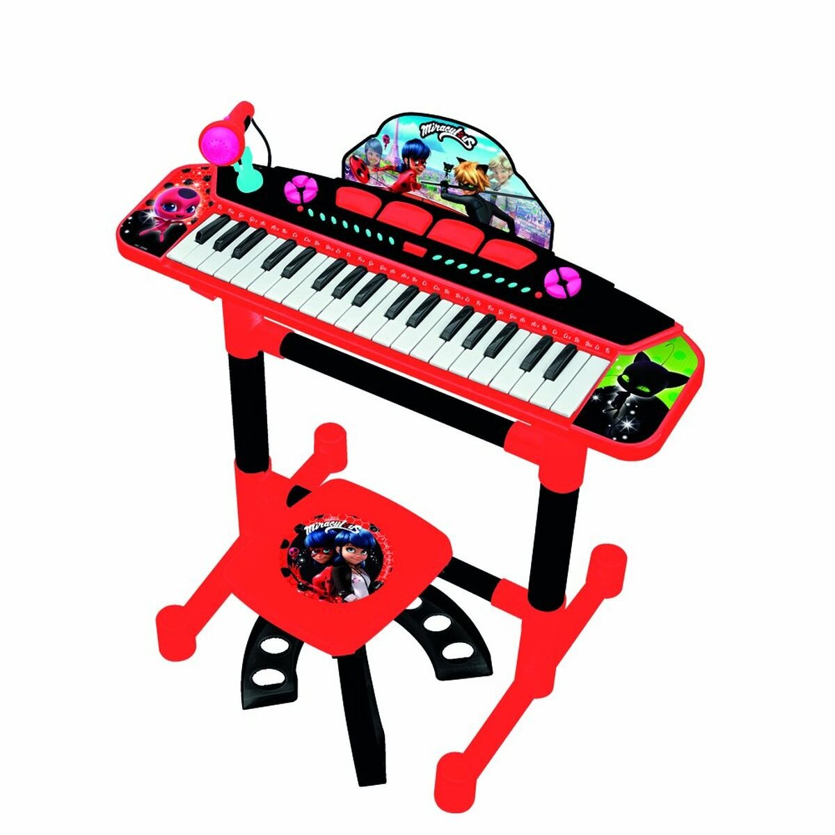 Piano Électronique Lady Bug Rouge - Jouets et jeux, Instruments de musique pour enfants premium pour bébé