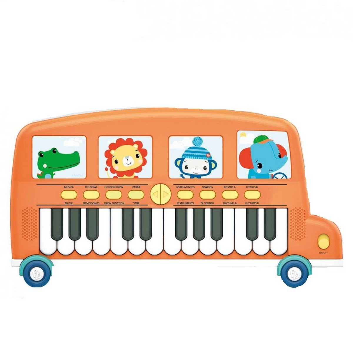 Piano jouet Fisher - Price Piano Électronique Le Bus - Babycute