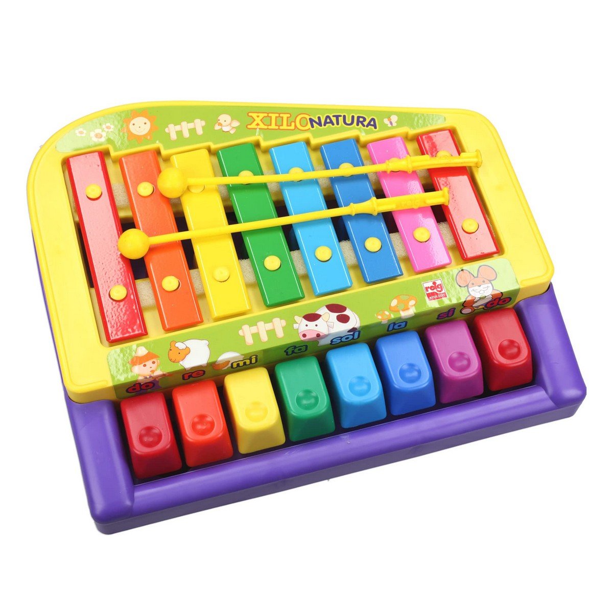 Piano jouet Reig Xilo Natura Xylophone Piano - Jouets et jeux, Instruments de musique pour enfants premium pour bébé