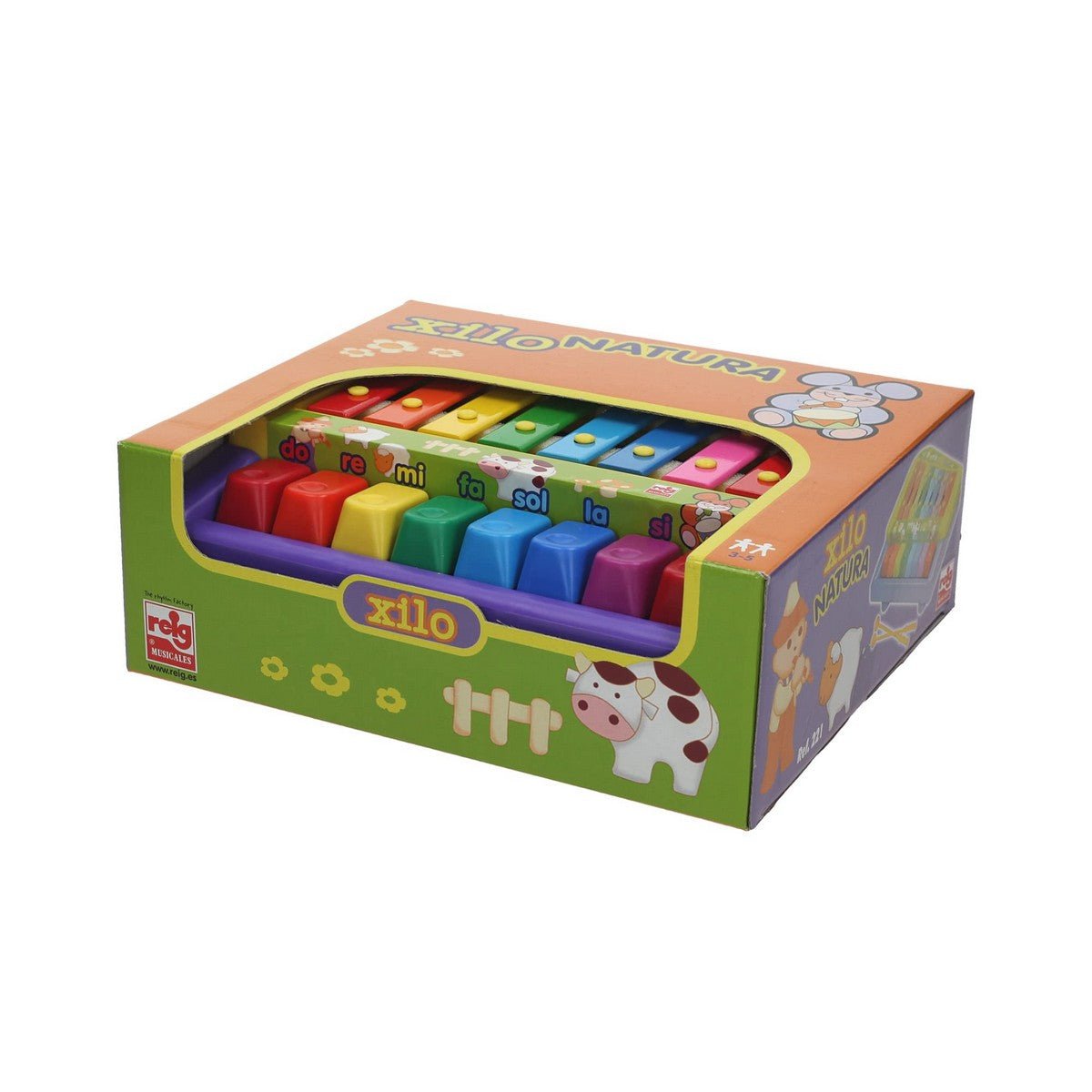 Piano jouet Reig Xilo Natura Xylophone Piano - Jouets et jeux, Instruments de musique pour enfants premium pour bébé