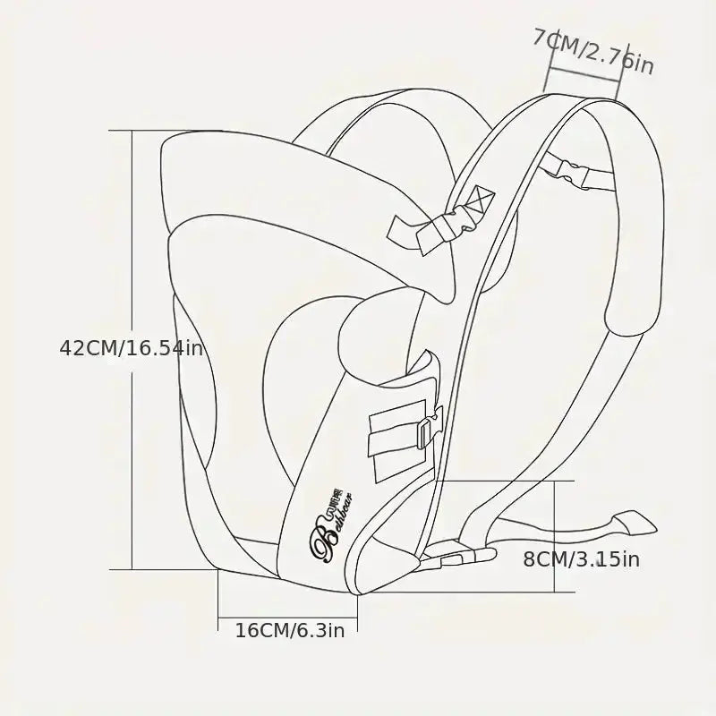 Porte Bébé Physiologique - Babycute