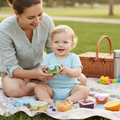 Pot conservation bébé | Hermétique réutilisable - Bébé, Allaitement et alimentation premium pour bébé