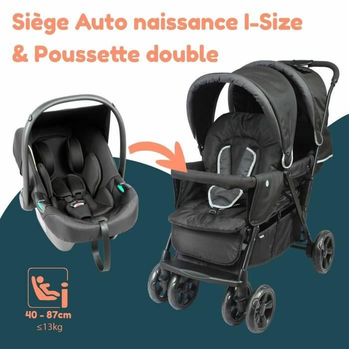 Poussette pour bébé Bambisol - Babycute