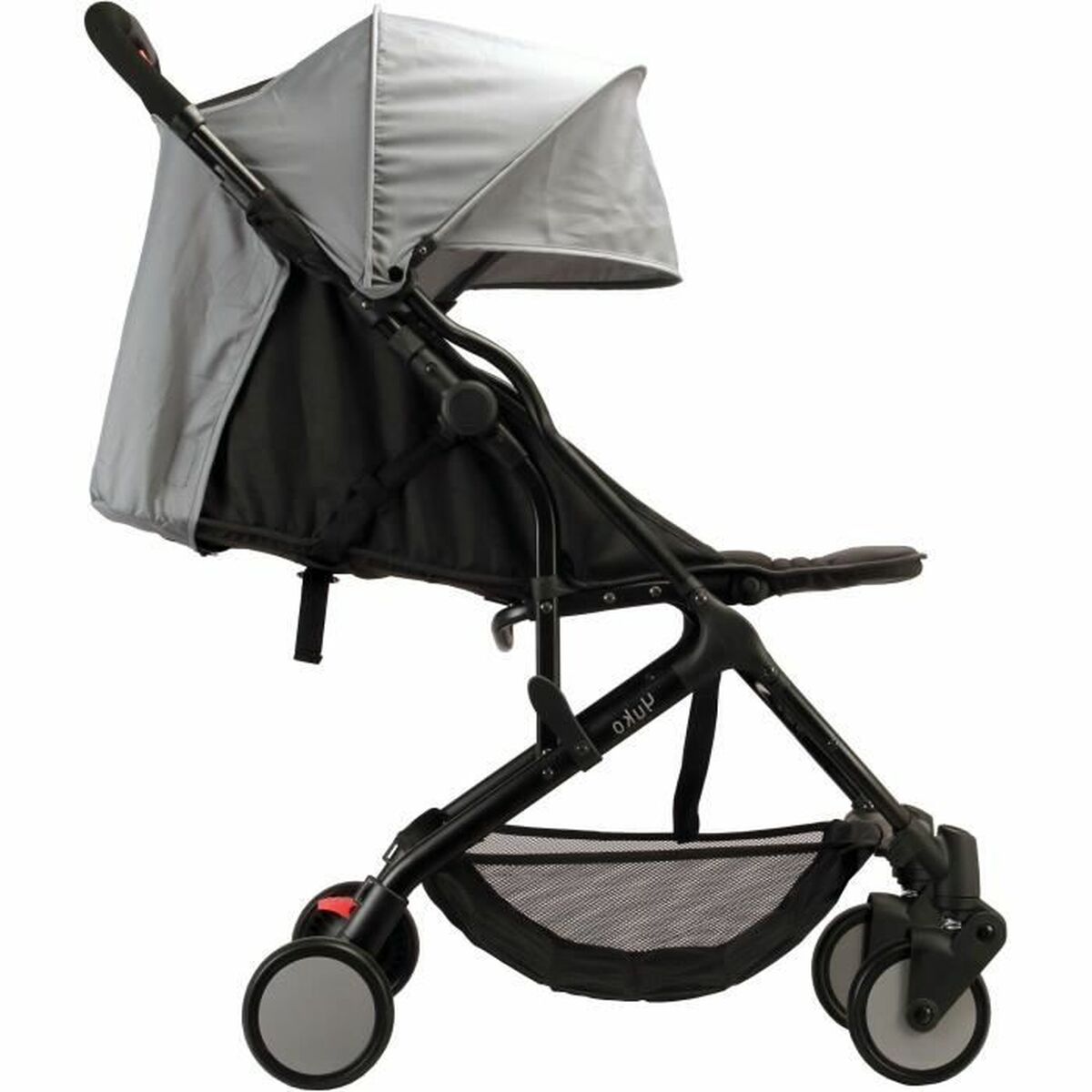 Poussette pour bébé Bambisol Noir Gris - Babycute