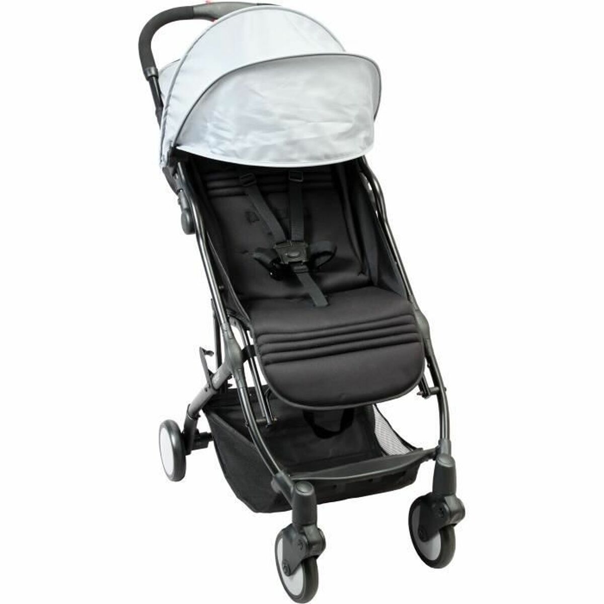 Poussette pour bébé Bambisol Noir Gris - Babycute