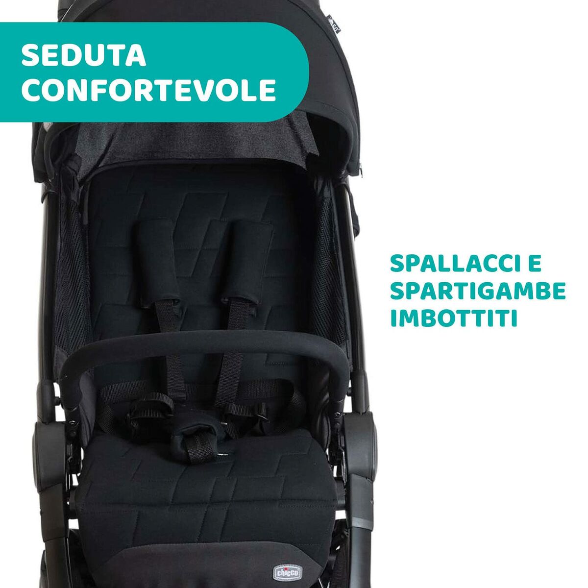 Poussette pour bébé Chicco Noir - Babycute