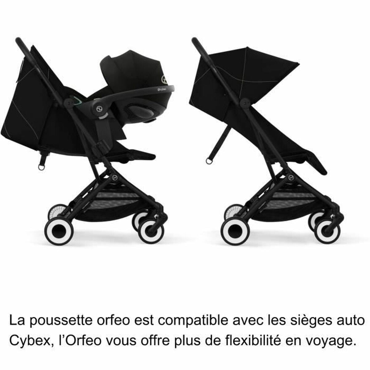 Poussette pour bébé Cybex Noir - Babycute