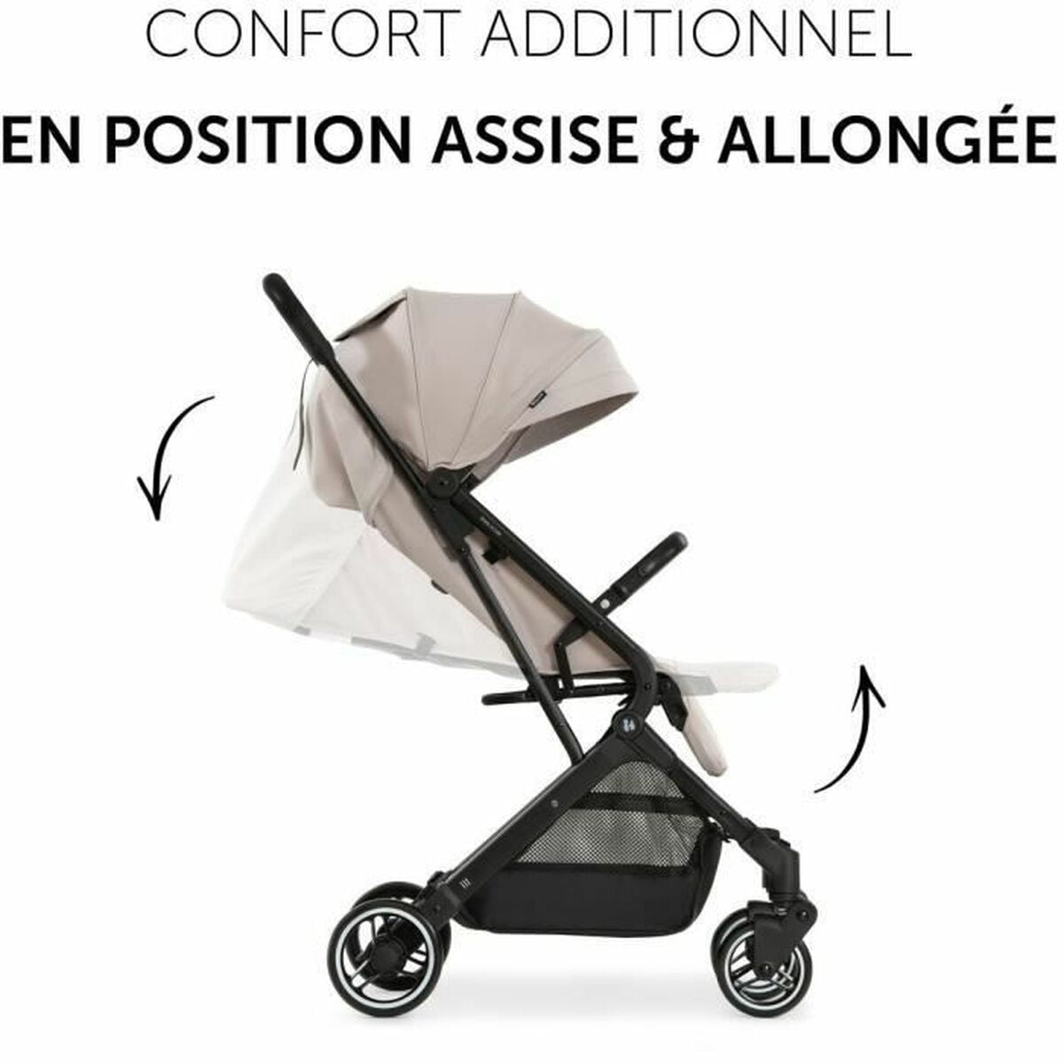 Poussette pour bébé Hauck Beige - Babycute