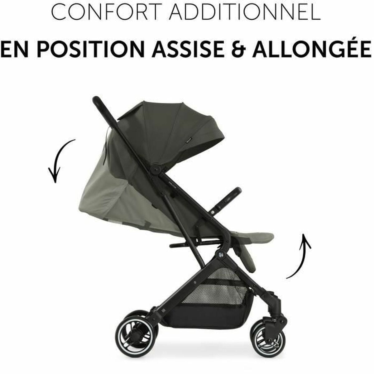 Poussette pour bébé Hauck Vert Olive - Babycute