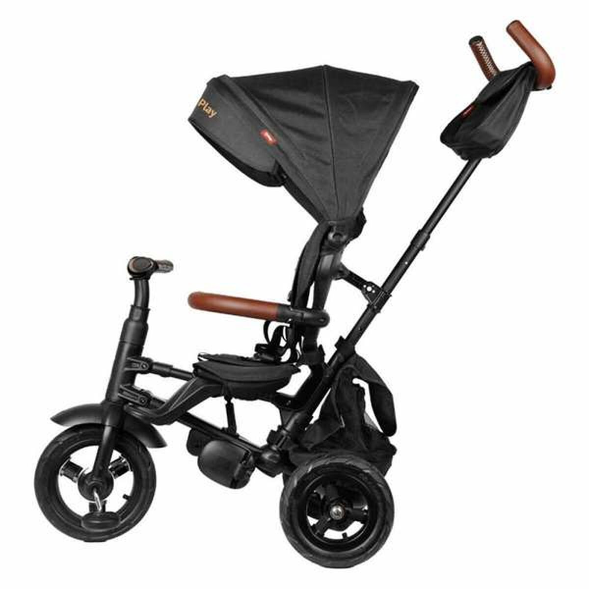 Poussette pour bébé Ocio Trends New Rito Star Deluxe Tricycle Noir - Babycute