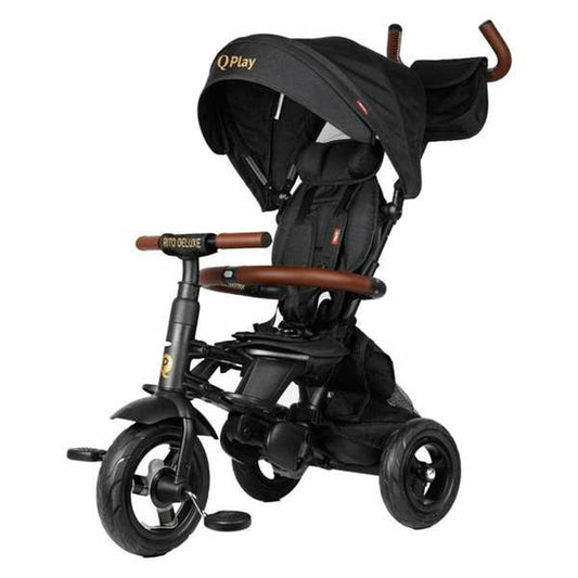 Poussette pour bébé Ocio Trends New Rito Star Deluxe Tricycle Noir - Babycute
