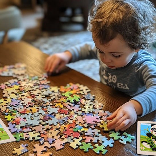 Puzzle bebe | Éveil Coloré - Babycute