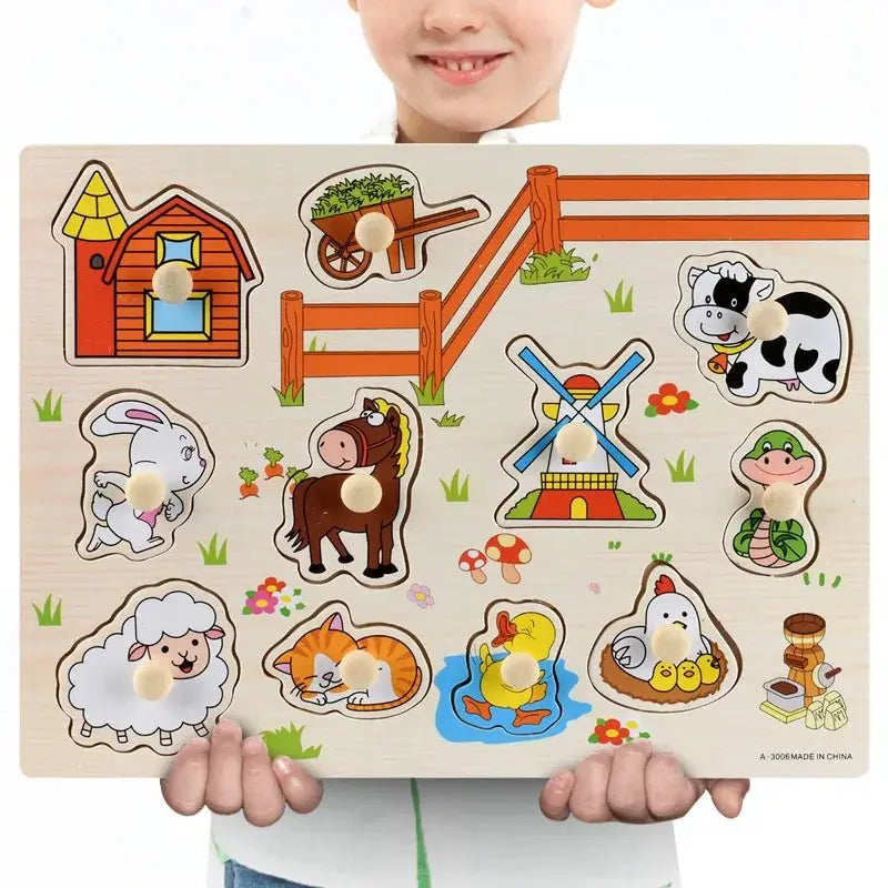 Puzzle en bois Bebe - Babycute