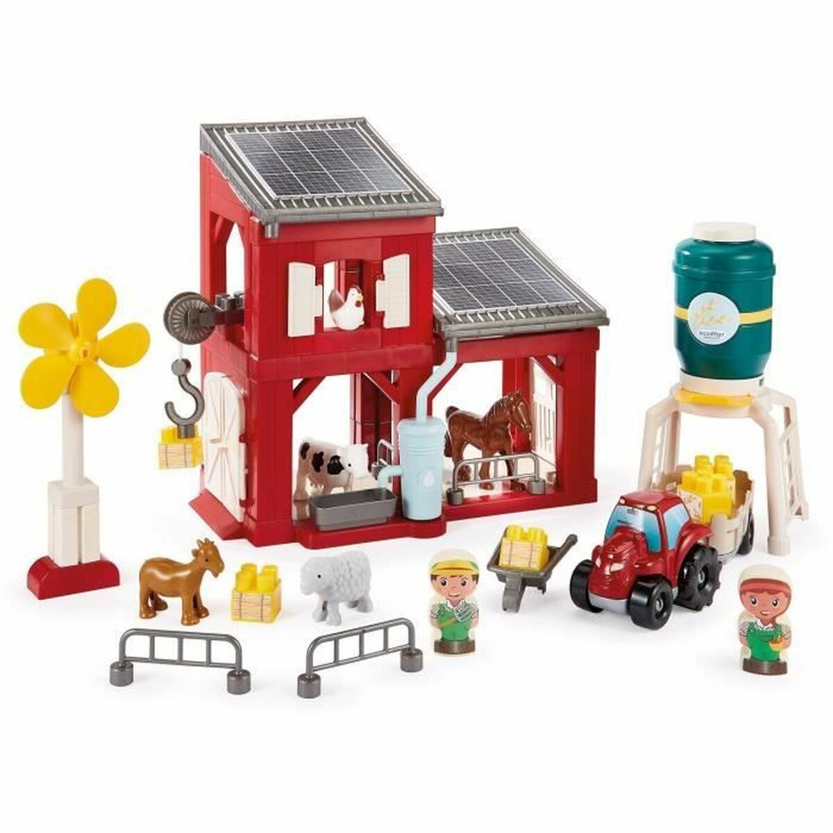 Set de construction Ecoiffier Eco Farm - Jouets et jeux premium pour bébé