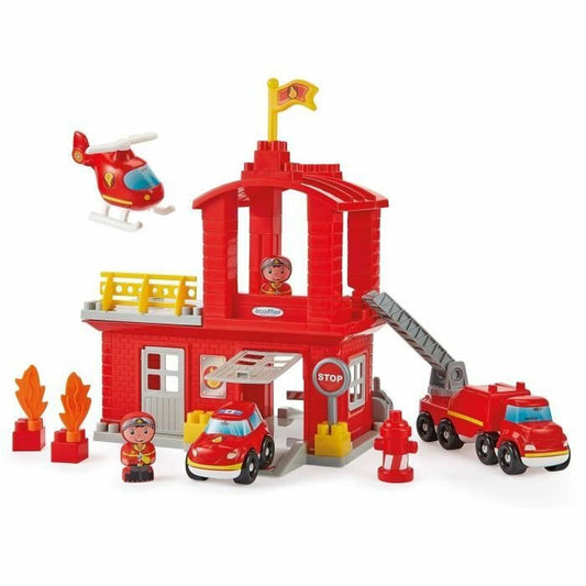 Set de construction Ecoiffier Fire Station - Babycute