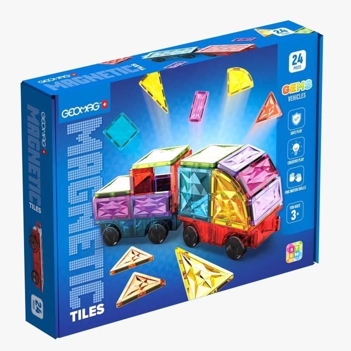 Set de construction Geomag 24 Pièces - Babycute