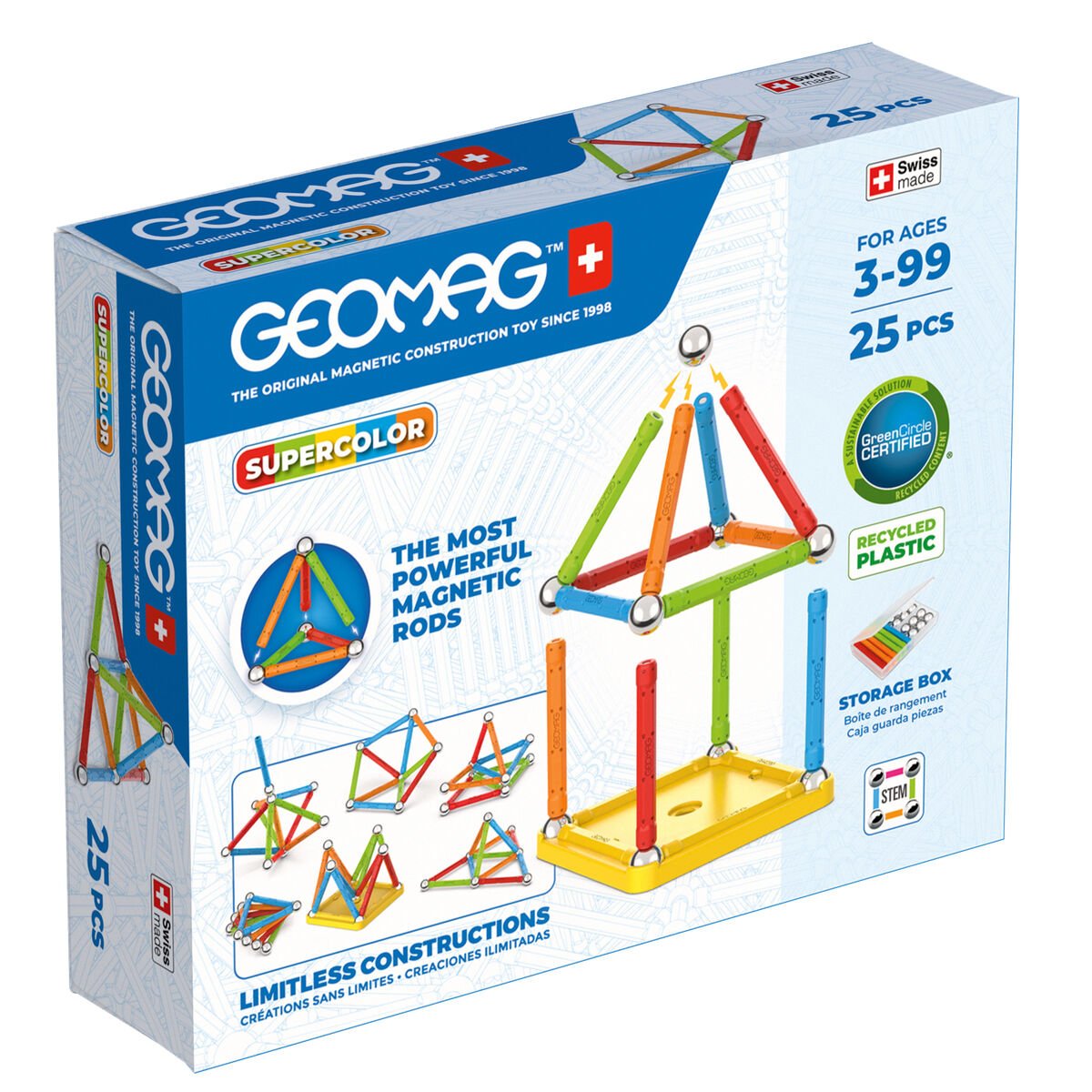 Set de construction Geomag 25 Pièces - Babycute