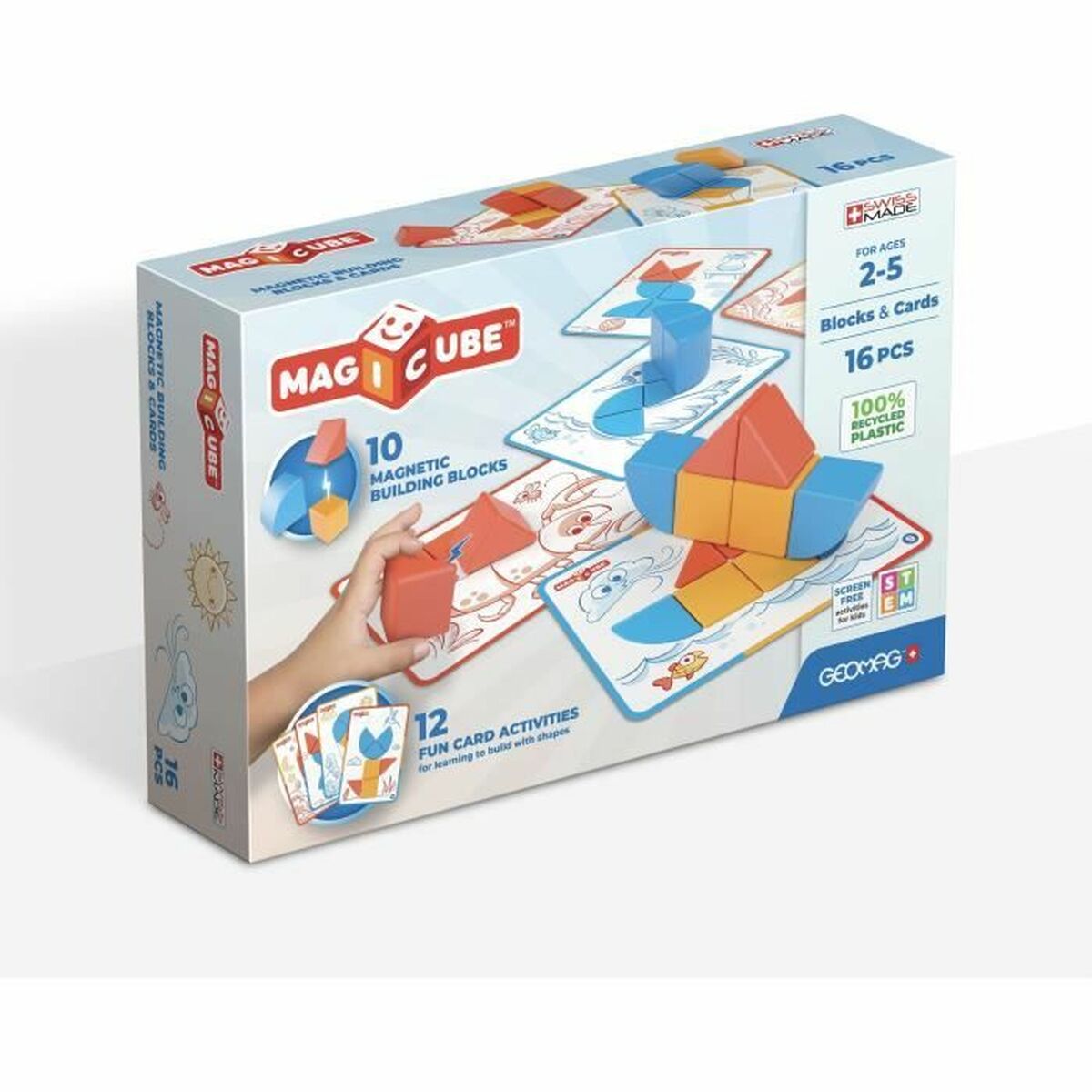 Set de construction Geomag Magicube - Babycute