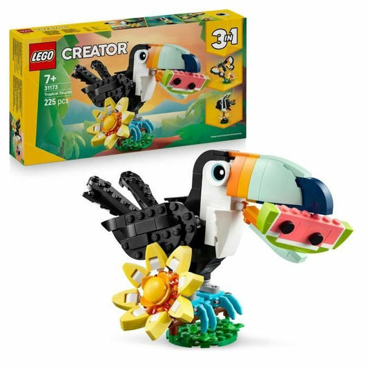 Set de construction Lego 31173 Wild Animals : Tropical Toucan 225 Pièces - Babycute