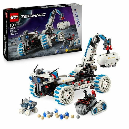 Set de construction Lego 42211 Lunar Outpost Moon Rover Space Vehicle 1082 Pièces - Babycute