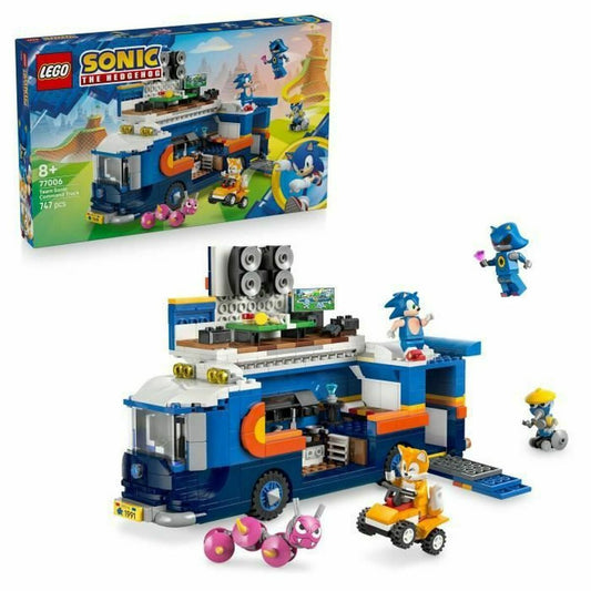 Set de construction Lego 77006 Team Sonic Command Truck 747 Pièces - Babycute