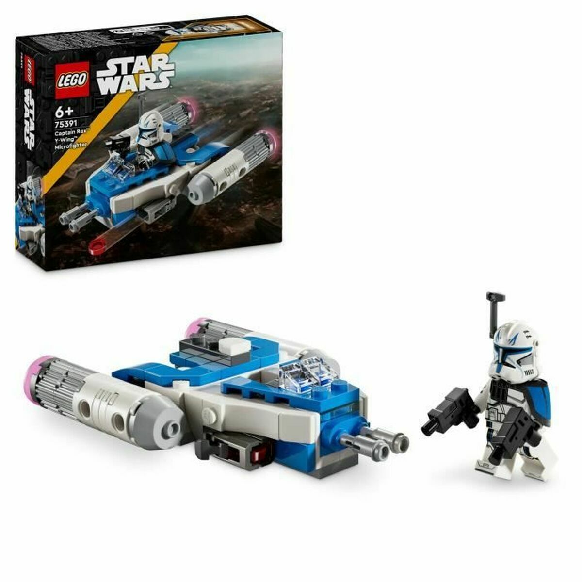 Set de construction Lego Captain Rex's Y-Wing Microfighter Multicouleur - Jouets et jeux premium pour bébé
